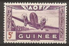 GUINEE Aérien 14 - Neuf * charniere - 139