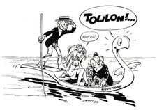 DANY Olivier Rameau & Colombe Enfin ! TOULON !... CP Personnelle 1980 TL 300 EX