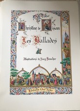 Lucy BOUCHER "Page de Titre Pisan" sur Arches. Neuf