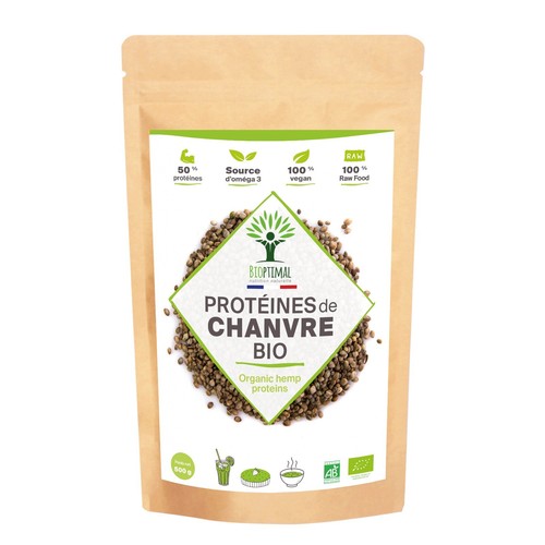 Protéine chanvre bio en - de,
