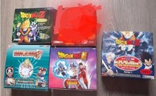 lot 4 boîtes vides box cartes dragon ball z