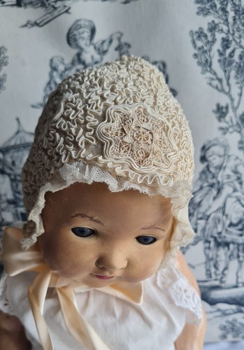 Ancien petit bonnet coiffe - bonnet,