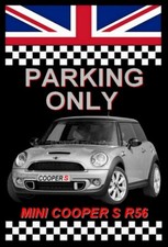 plaque " PARKING ONLY MINI