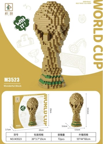 Trophée coupe monde en - du,