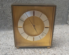 vintage 70's Pendulette de Bureau Reveil UTI Suisse SWIZA