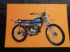 4) carte postale d epoque  MOTO YAMAHA AT2 " COLLECTION LES PLUS BELLES MOTOS "