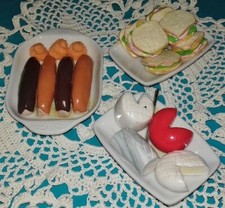 367-CREATIONS FIMO LOT 1 PR VOS SCENETTES POUPEES LITTLE DARLING,BONEKA,ETC...