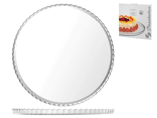 Assiette gâteau verre - gâteau, en