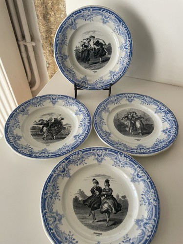 Anciennes assiettes - 4,
