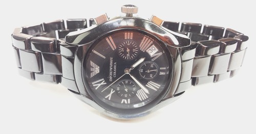 New armani black - ceramica, mens