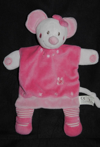 Doudou plat souris simba - souris,