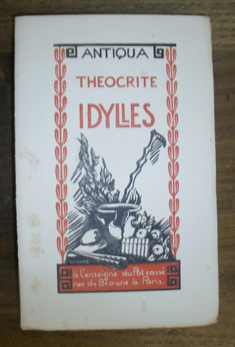 Theocrite idylles paris - ,