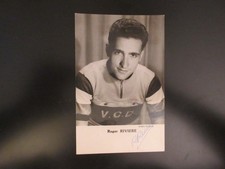 Autographe  Roger Riviere sur carte Cycl7