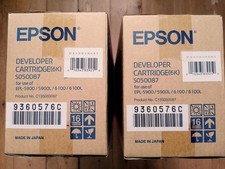 Lot x2 Originales Epson Toner