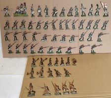 65 FIGURINES SEGOM zinnfiguren plats d'étain 1er empire guerre napoléoniennes