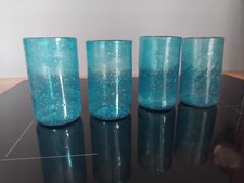 4 Verres, verre soufflé