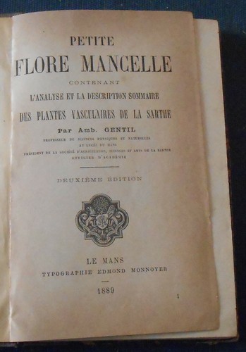Petite flore mancelle - petite,