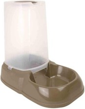 OCCASION - Distributeur à croquette pour chien 1.5 kg dim 32 x 29 x 20cm - taupe