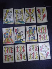 ANCIEN JEU DE LA VACHE ALUETTE BP GRIMAUD CACHET 1890 COMPLET DOS ECOSSAIS