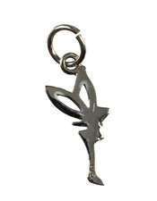 Pendentif Fée Elfe stylisée en argent 925 #  K46 6895