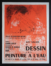 JANSEM Affiche originale 1968