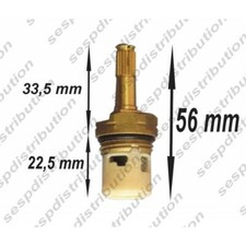 tête céramique idéal standard A961233NU 1/4 tour filetage 15x21 1/2"