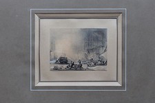 EMILE CHARLES WATTIER DESSIN "A L'ABORDAGE..."