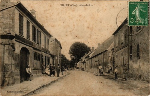 Cpa tillet grande rue - cpa,