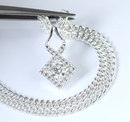 Pendentif solitaire diamant - pendentif,