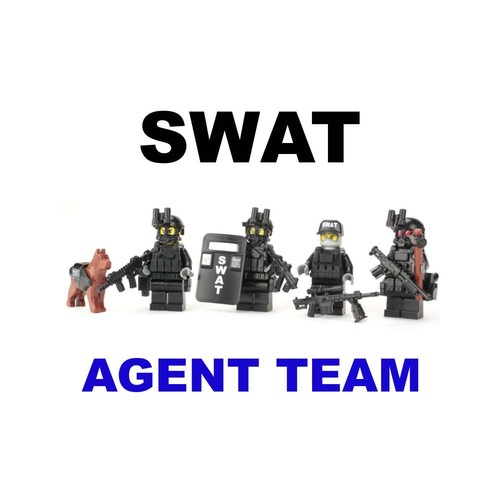 Minifig swat team minifigures - swat,