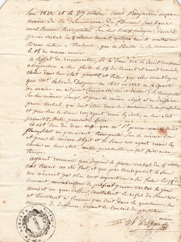 Vieux papier ancien - ancien, civil