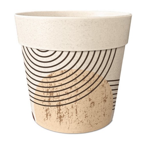 Cache pot bambou - motif, graphik
