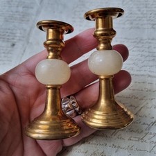 Paire Bougeoirs Anciens