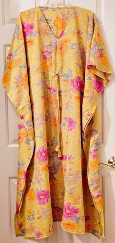 Silk saree kaftan - saree, kimono~