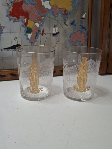 Rare paire verres en - de,