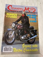 Chroniques Moto N° 38 1992 Nimbus poster Norton Gus Kuhn Guzzi V7 sport Le Mans