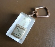 Ancien porte clé Bourbon mobile Azote CFA Comptoir Français de l'Azote Ann. 60