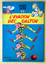 BD LUCKY LUKE N°15 L' evasion des dalton  1964 COTE 80E  TBETAT  T2GC12