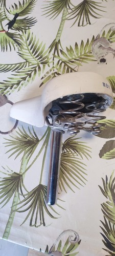 Selle mbk vintage - blanche, avec