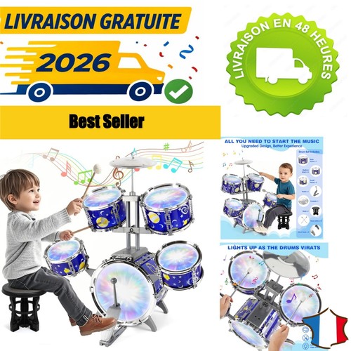 Batterie enfant lumineuse - batterie,