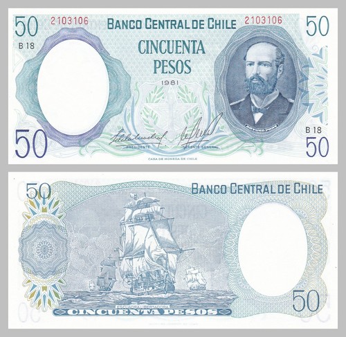 Chili pesos 1981 - 50,