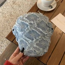 Femme Béret Jeans Chapeau