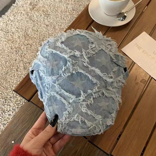 Femme béret jeans chapeau - béret,