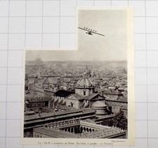 1931 L' Hydravion Dornier Do X au dessus de Rome