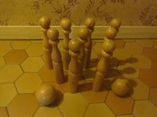 jeu de quille en bois