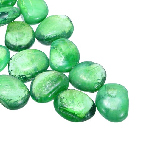 Perles ceramique galets plats - perles,