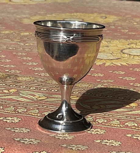 Coquetier argent massif 1er - en,