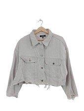 MISSGUIDED Veste en jean Dames Veste T EU 36 gris clair style décontracté