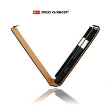 ETUI FLIP SWISS CHARGER POUR WIKO DARKSIDE NOIR