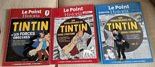 3 Albums Les personnages de Tintin dans l'Histoire Le Point/Historia 2011 à 2013